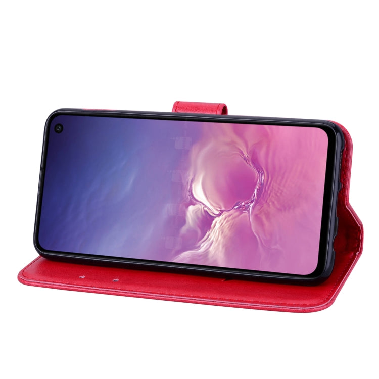 Rose Embossed Horizontal Flip PU Leather Case for Galaxy S10e, with Holder & Card Slots & Wallet, For Samsung Galaxy S10e, Galaxy S10e