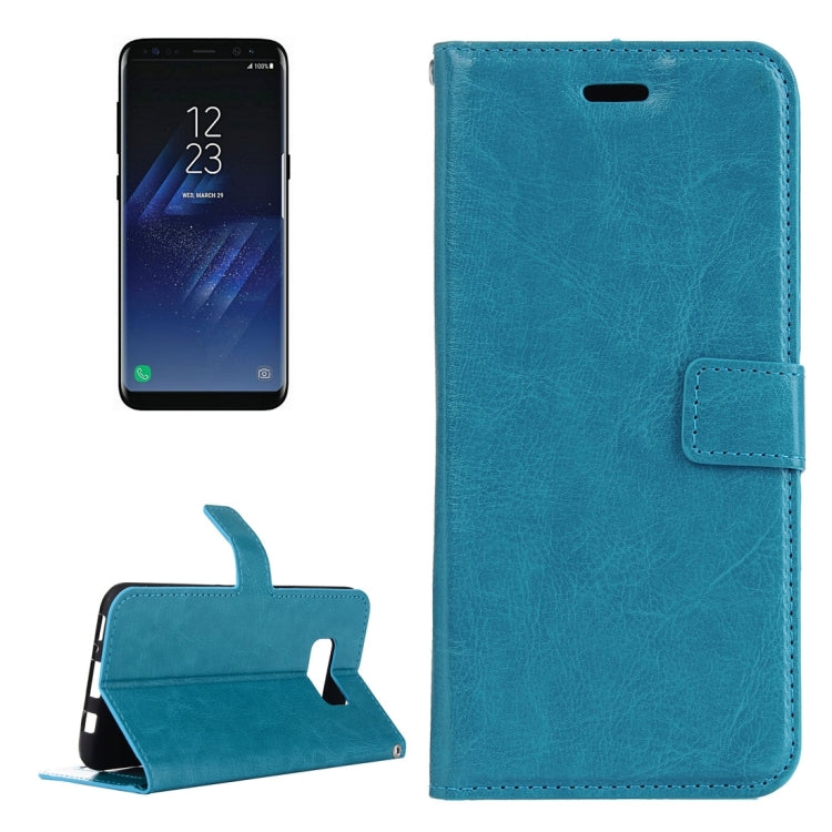 For Galaxy S8 Retro Crazy Horse Texture Horizontal Flip Leather Case with Holder & Card Slots & Wallet & Photo Frame, Galaxy S8, For Galaxy S8, For Samsung Galaxy S8