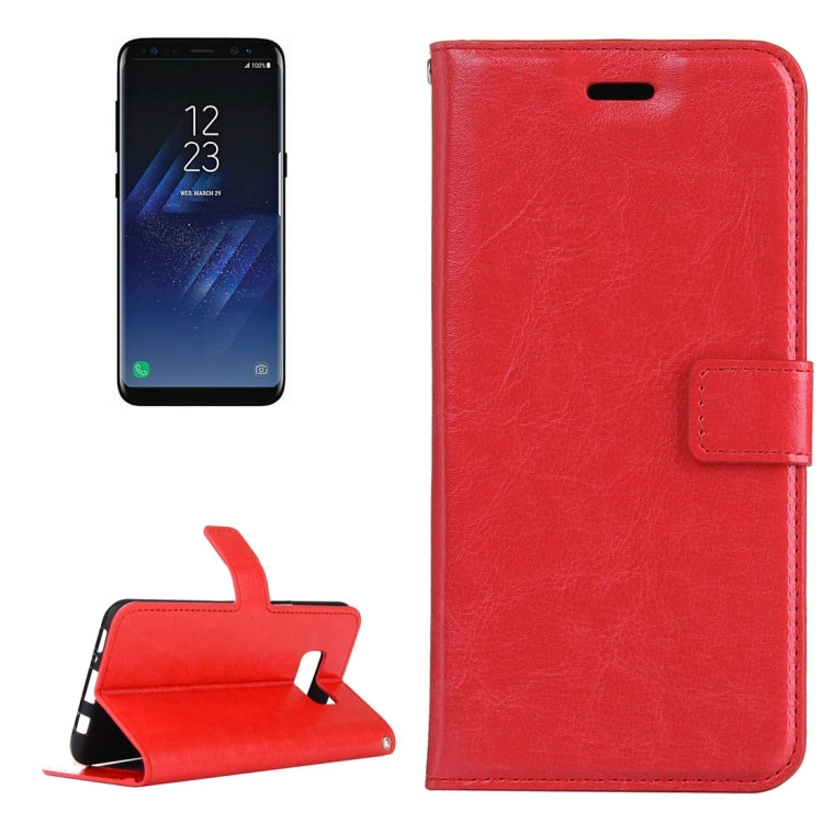 For Galaxy S8 Retro Crazy Horse Texture Horizontal Flip Leather Case with Holder & Card Slots & Wallet & Photo Frame, Galaxy S8, For Galaxy S8, For Samsung Galaxy S8
