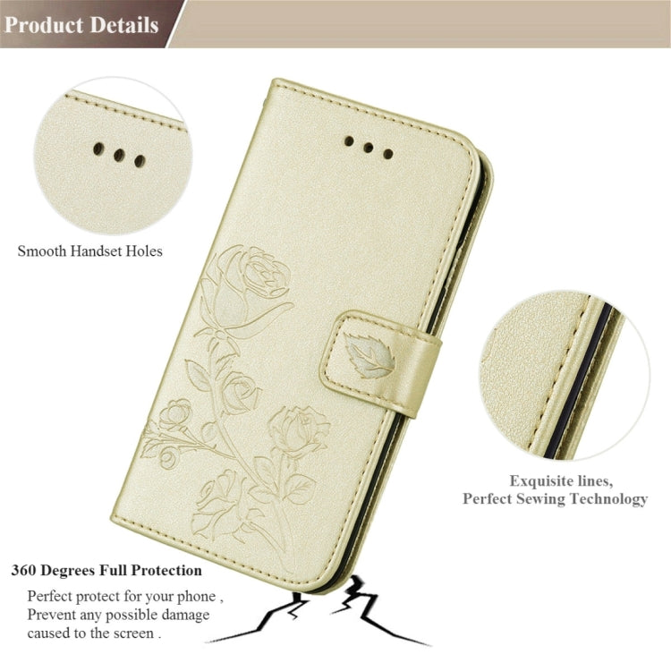 For Galaxy J5 (2016) / J510 Roses Pressed Flowers Pattern Flip Leather Case with Holder & Card Slots & Wallet, For Samsung Galaxy J5 (2016) / J510