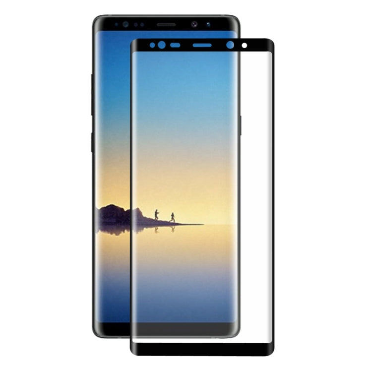 ENKAY Hat-Prince for Galaxy Note 8 0.26mm 9H Surface Hardness 3D Explosion-proof Full Screen Curved Tempered Glass Screen Film(Black)