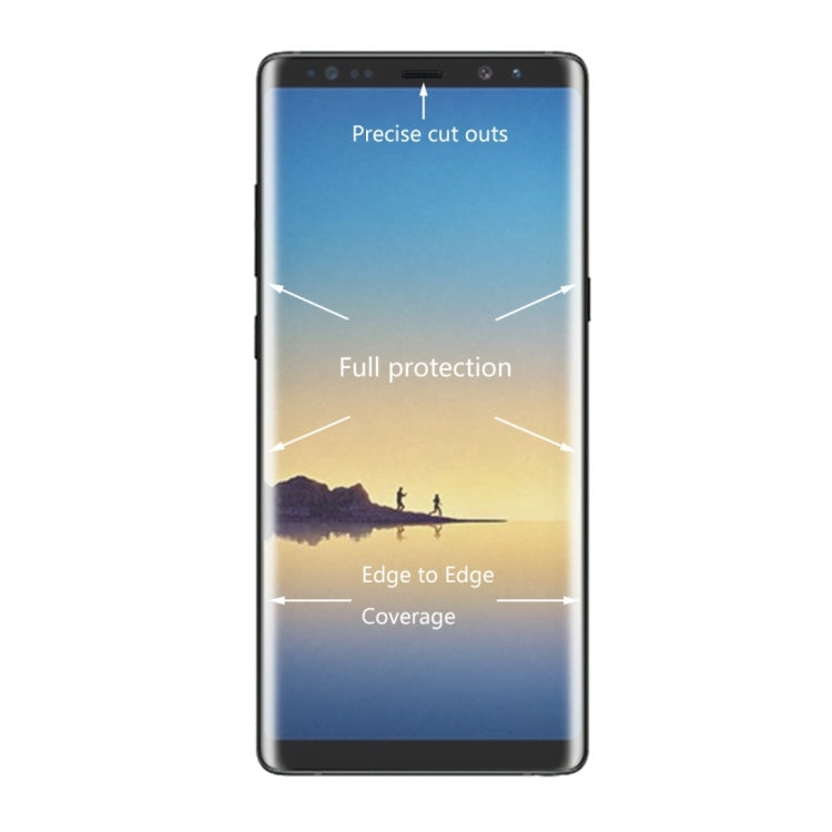 ENKAY Hat-Prince for Galaxy Note 8 0.26mm 9H Surface Hardness 3D Explosion-proof Full Screen Curved Tempered Glass Screen Film(Transparent)