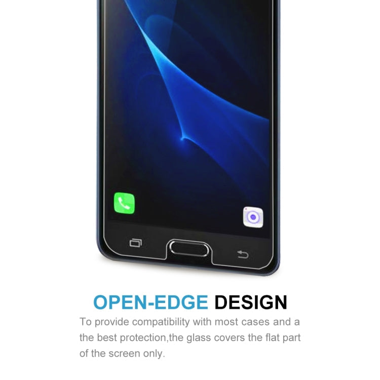 For Galaxy J3 (2017) (EU Version) 0.26mm 9H Surface Hardness 2.5D Explosion-proof Non-full Screen Tempered Glass Screen Film