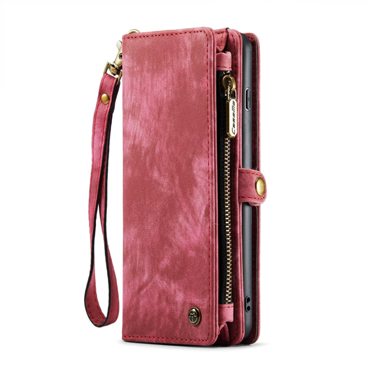 For Samsung Galaxy S10 CaseMe-008 Detachable Multifunctional Flip Leather Phone Case(Red)
