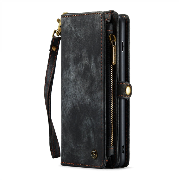 For Samsung Galaxy S10+ CaseMe-008 Detachable Multifunctional Flip Leather Phone Case(Black)