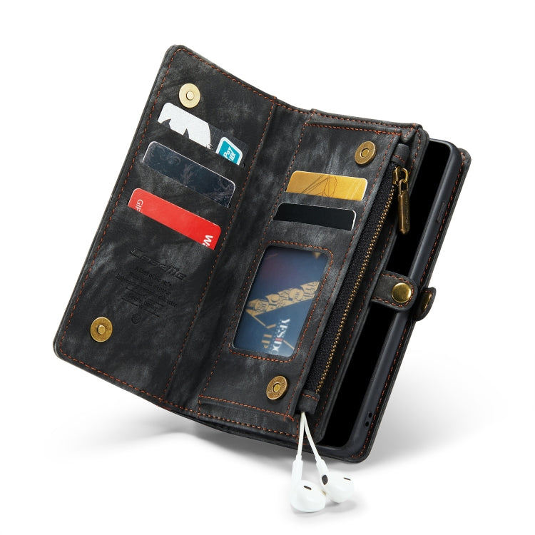 For Samsung Galaxy S10+ CaseMe-008 Detachable Multifunctional Flip Leather Phone Case(Black)