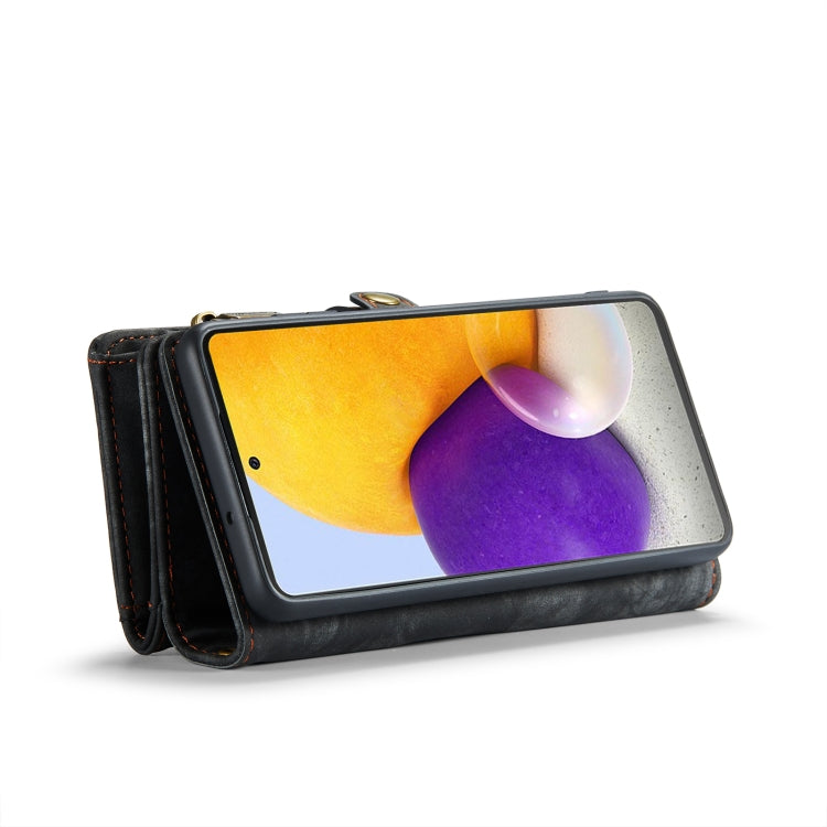 For Samsung Galaxy S10+ CaseMe-008 Detachable Multifunctional Flip Leather Phone Case(Black)
