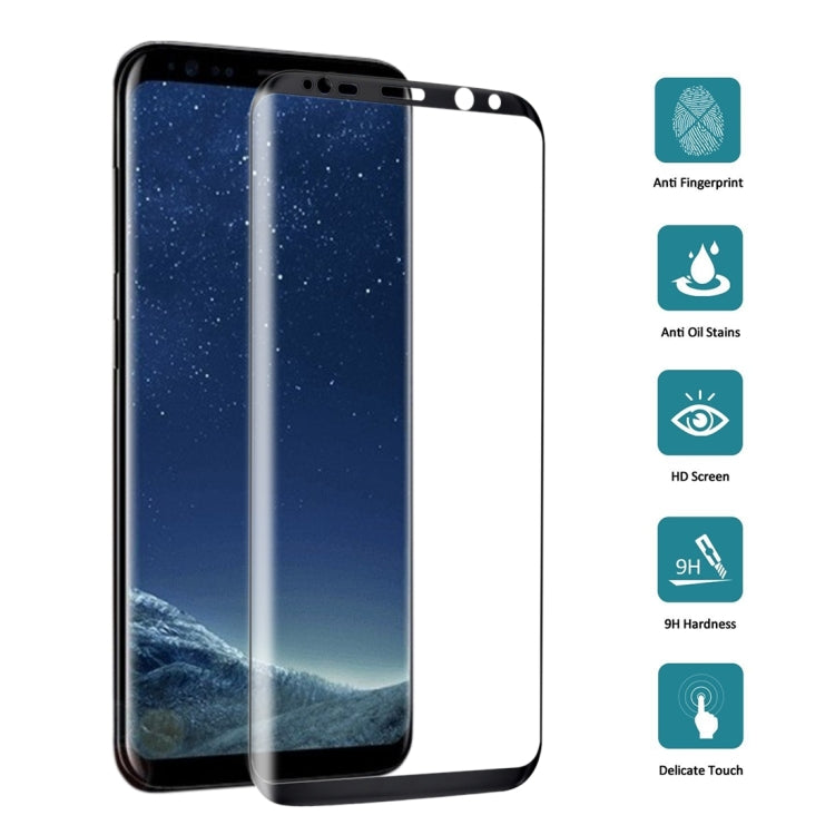 Full Screen Edge Glue Tempered Glass Screen Protector For Galaxy S8+, For Galaxy S8+ / G955 0.3mm