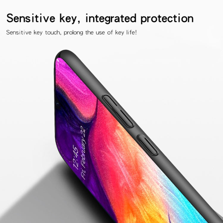 MOFI Frosted PC Ultra-thin Full Coverage Case for Galaxy A50 (Blue)