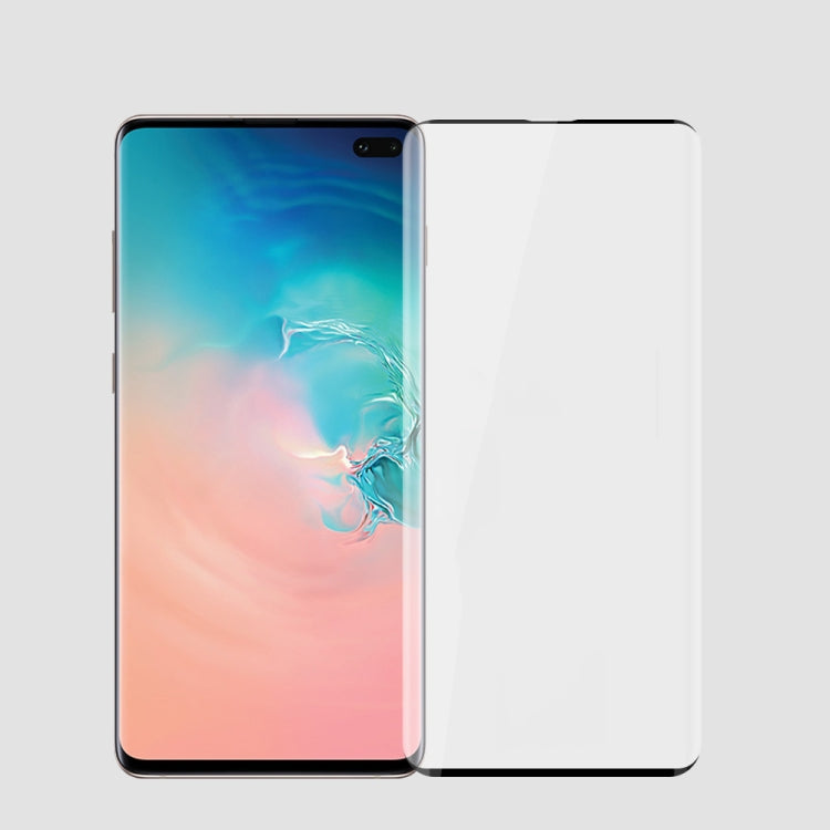 MOFI 9H 3D Curved Heat Bending Full Screen Tempered Glass Film for Galaxy S10+
