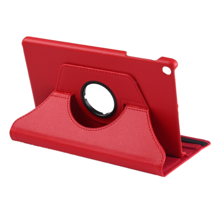 Litchi Texture Horizontal Flip 360 Degrees Rotation Leather Case for Galaxy Tab A 10.1 (2019) T510 / T515, with Holder, For Galaxy Tab A 10.1 (2019) T510 / T515