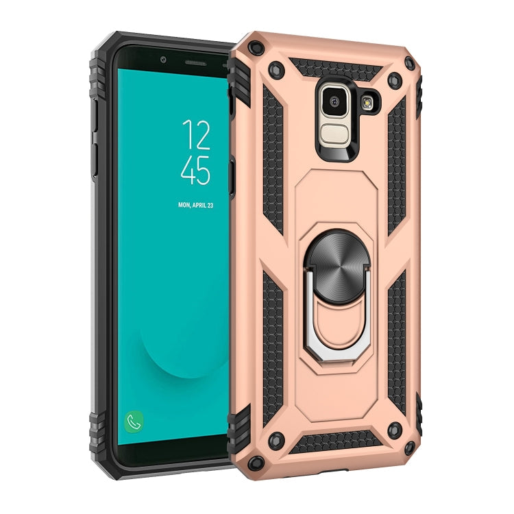 Armor Shockproof TPU + PC Protective Case for Galaxy J6 (2018), with 360 Degree Rotation Holder, For Galaxy J6 (2018)