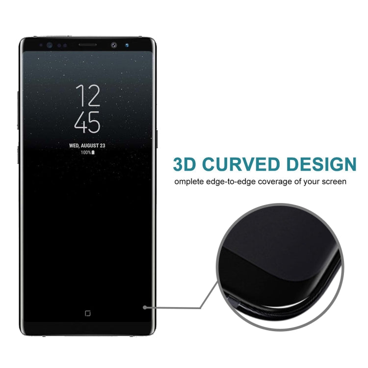 For Galaxy Note 8 0.3mm 9H Surface Hardness 3D Explosion-proof Full Screen Tempered Glass Film, For Galaxy Note 8 0.3mm