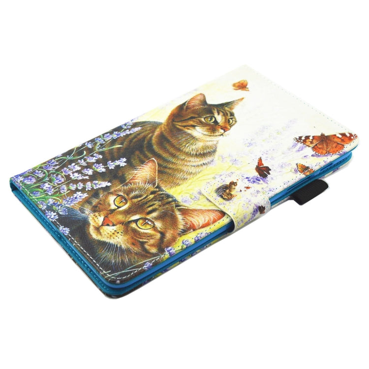 For Galaxy Tab A 8.0  / T380 & T385  Horizontal Flip Leather Case with Holder & Card Slots, For Galaxy Tab A 8.0 / T380 & T385