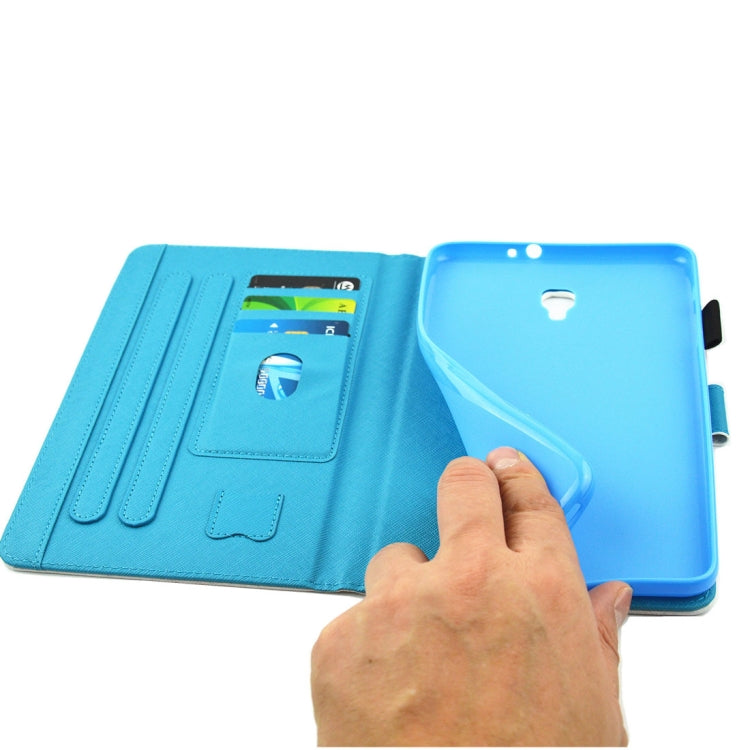 For Galaxy Tab A 8.0  / T380 & T385  Horizontal Flip Leather Case with Holder & Card Slots, For Galaxy Tab A 8.0 / T380 & T385