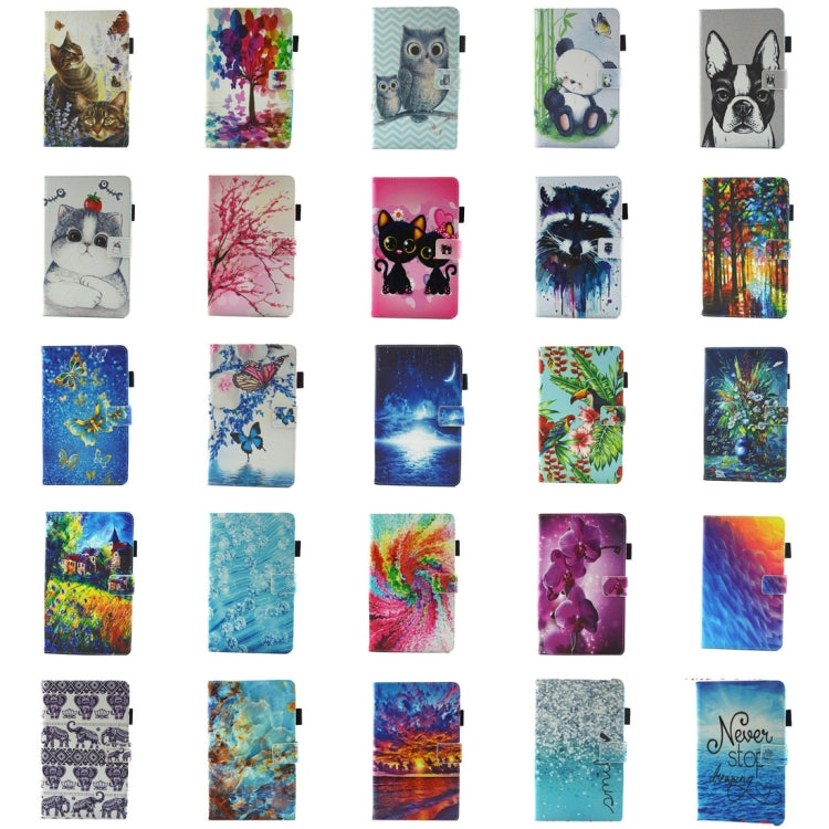 For Galaxy Tab A 8.0  / T380 & T385  Horizontal Flip Leather Case with Holder & Card Slots, For Galaxy Tab A 8.0 / T380 & T385