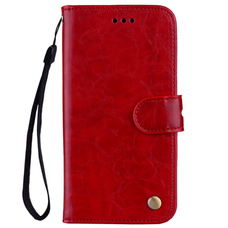 Business Style Oil Wax Texture Horizontal Flip Leather Case for Galaxy J6 (EU Version) (2018), with Holder & Card Slots & Wallet, For Galaxy J6 (EU Version) (2018)