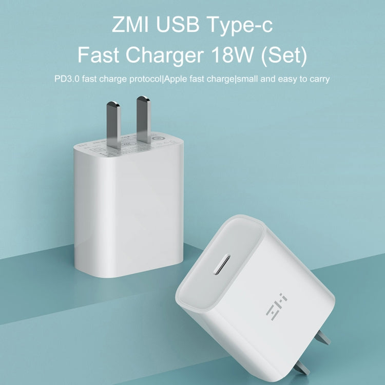 Original Xiaomi Youpin ZMI 20W Type-C / USB-C Quick Charger Power Adapter, US Plug