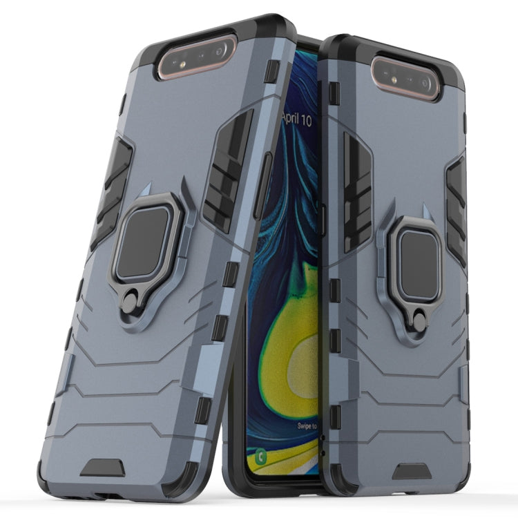 PC + TPU Shockproof Protective Case for Galaxy A80 / A90, with Magnetic Ring Holder, For Galaxy A80 / A90