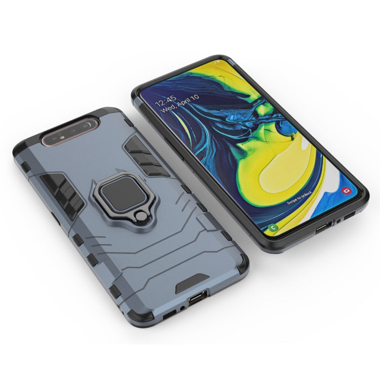 PC + TPU Shockproof Protective Case for Galaxy A80 / A90, with Magnetic Ring Holder, For Galaxy A80 / A90