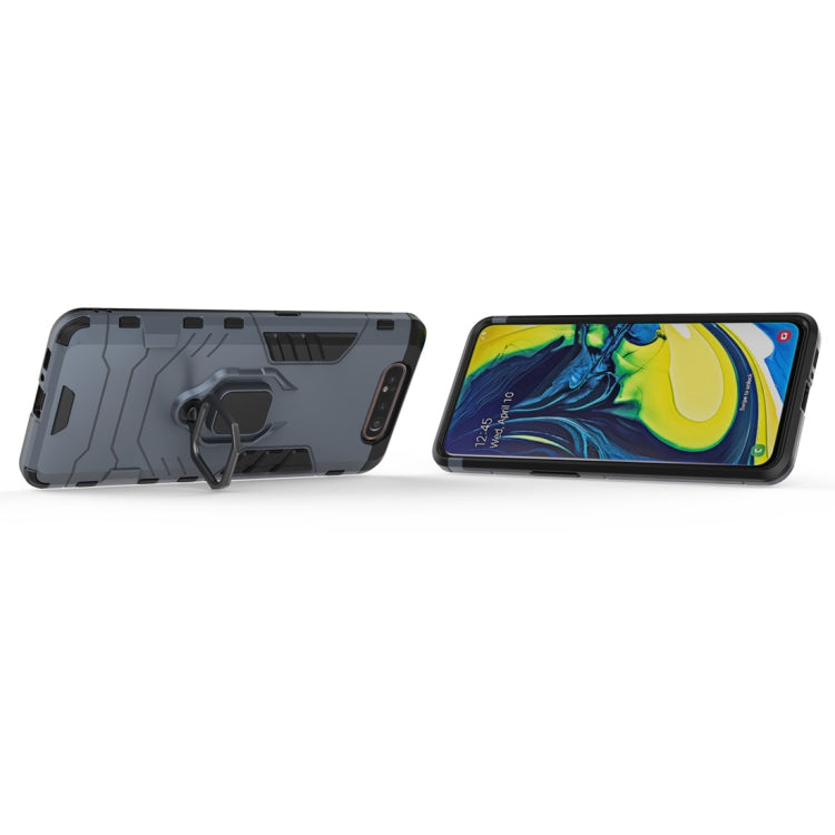 PC + TPU Shockproof Protective Case for Galaxy A80 / A90, with Magnetic Ring Holder, For Galaxy A80 / A90
