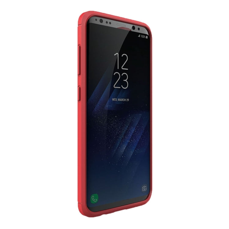 For Galaxy S8 Brushed Carbon Fiber Texture Shockproof TPU Protective Cover Case, For Samsung Galaxy S8, For Galaxy S8