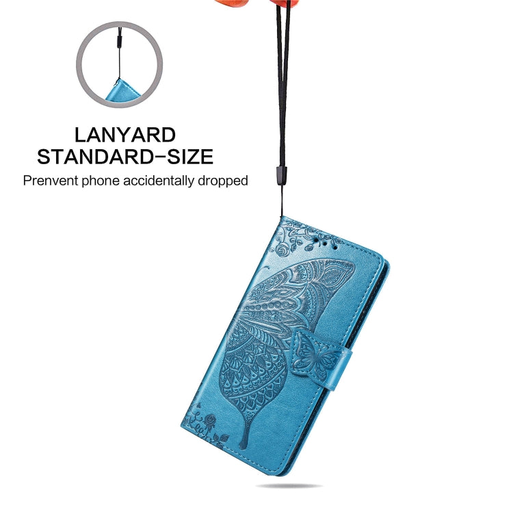 Butterfly Love Flowers Embossing Horizontal Flip Leather Case for Galaxy S10e, with Holder & Card Slots & Wallet & Lanyard, For Galaxy S10e