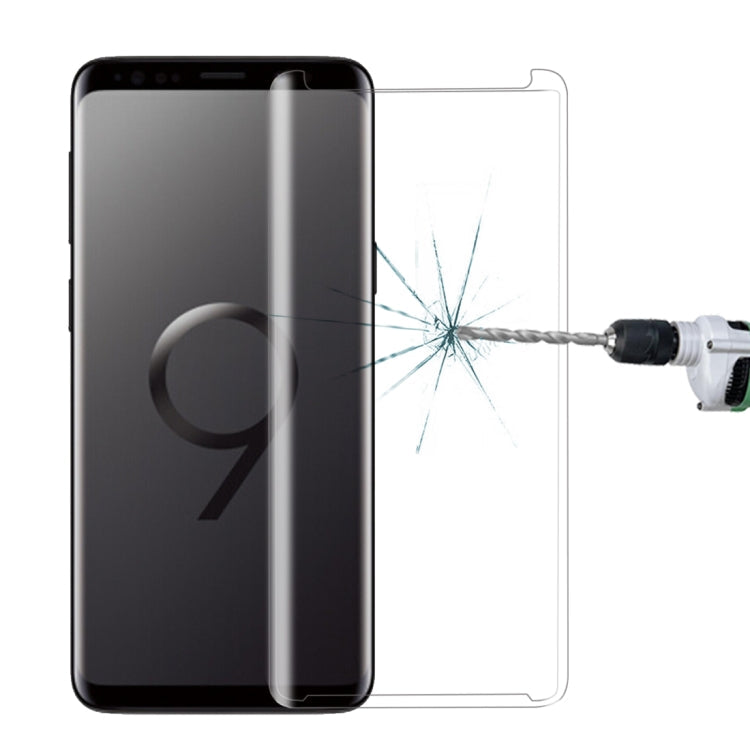 For Galaxy S9 9H Surface Hardness 3D Curved Edge Anti-scratch Non-full Screen HD Tempered Glass Screen Protector, For Galaxy S9, Galaxy S9 3D