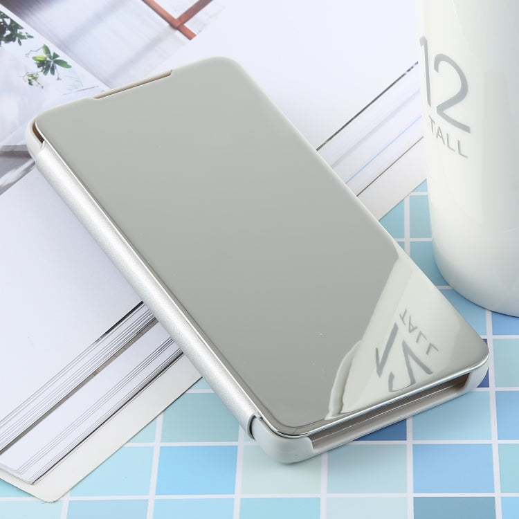 PU Electroplating Mirror Horizontal Flip Leather Case for Galaxy S10 Plus, with Holder, For Galaxy S10 Plus