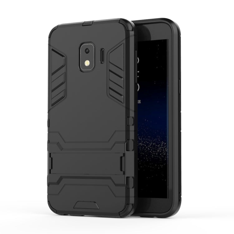 Shockproof PC + TPU Case for Galaxy J2 Core, with Holder, For Samsung Galaxy J2 Core