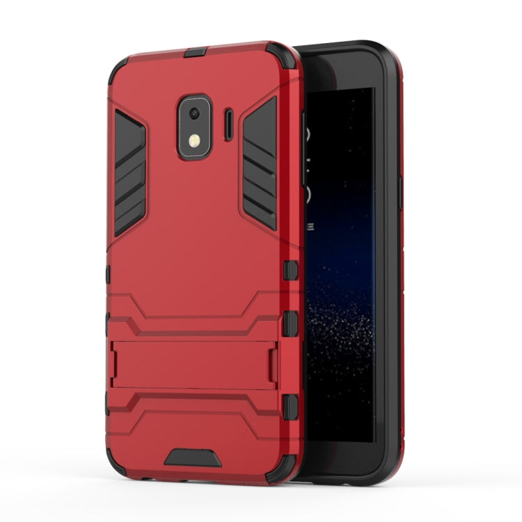 Shockproof PC + TPU Case for Galaxy J2 Core, with Holder, For Samsung Galaxy J2 Core