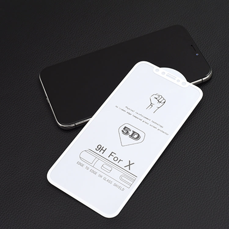 For Galaxy A30s 9H 5D Full Glue Full Screen Tempered Glass Film, For Galaxy A30s(1 PC)