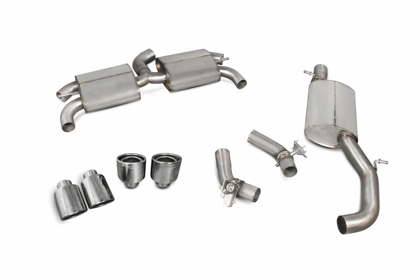 Scorpion Audi TT S MK3 (2014-16) Cat-Back Exhaust with Valves (Non-GPF Model Only)