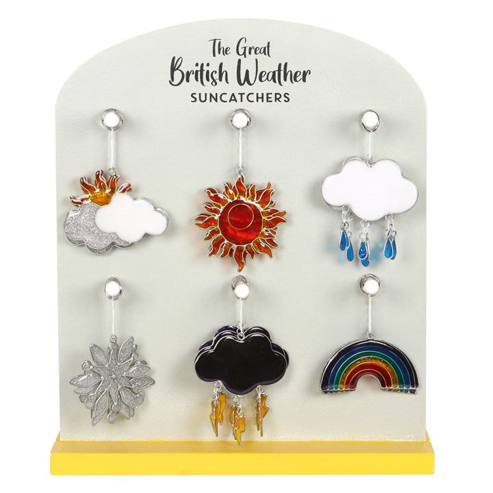 Display of 24 British Weather Suncatchers