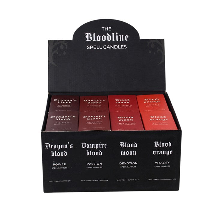 Set of 32 The Bloodline Spell Candles in a Box