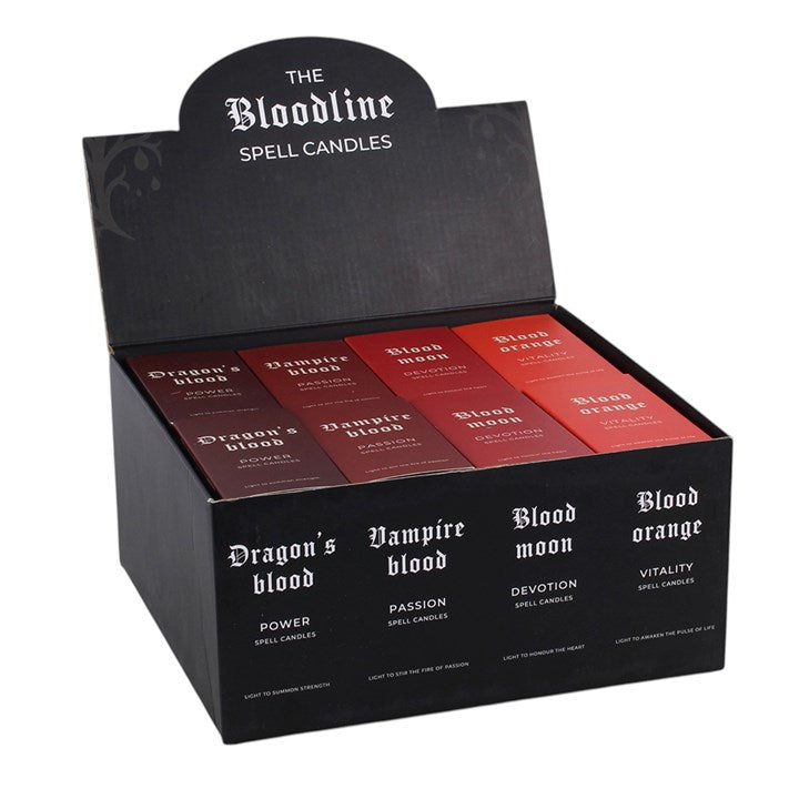 Set of 32 The Bloodline Spell Candles in a Box