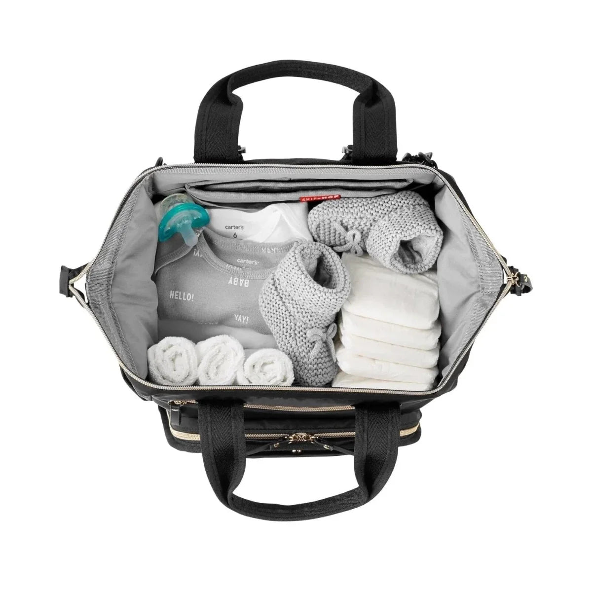Skip Hop Main Frame Wide Open Backpack - Black
