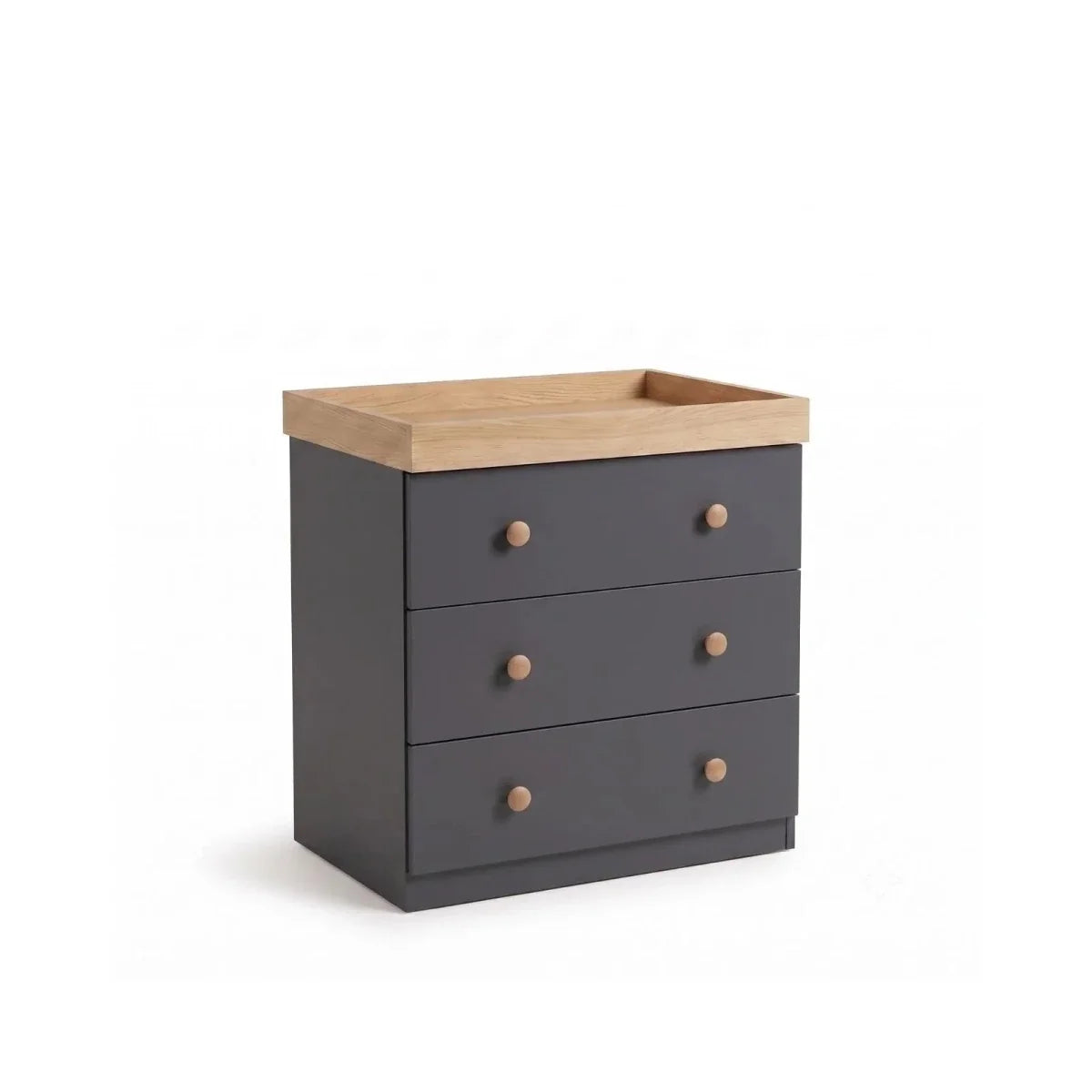 Shefa Kids 888 Changing Dresser - Graphite/Cremona Oak
