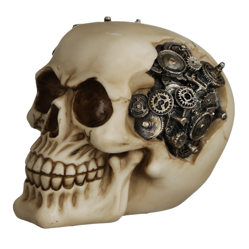 Steampunk Style Skull with Cogs & Gears