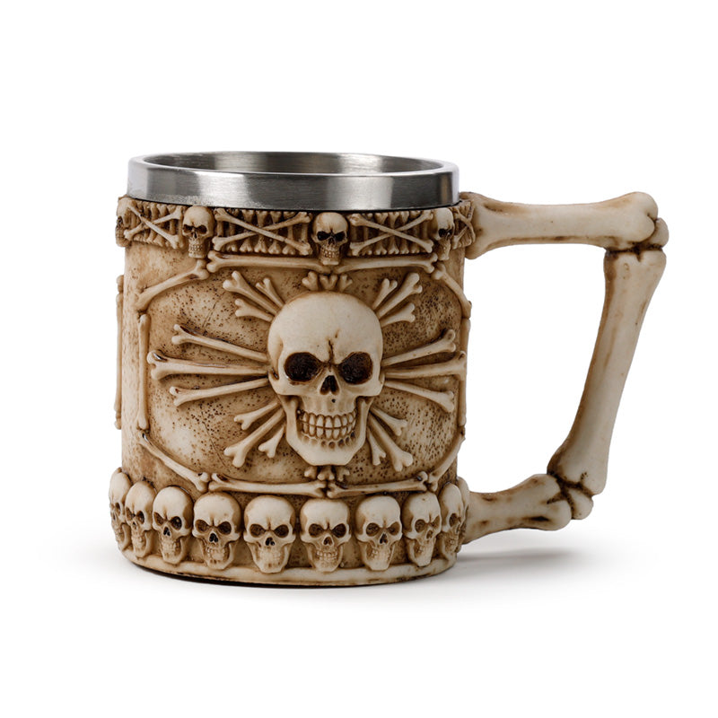 Decorative Tankard - Skull & Bone