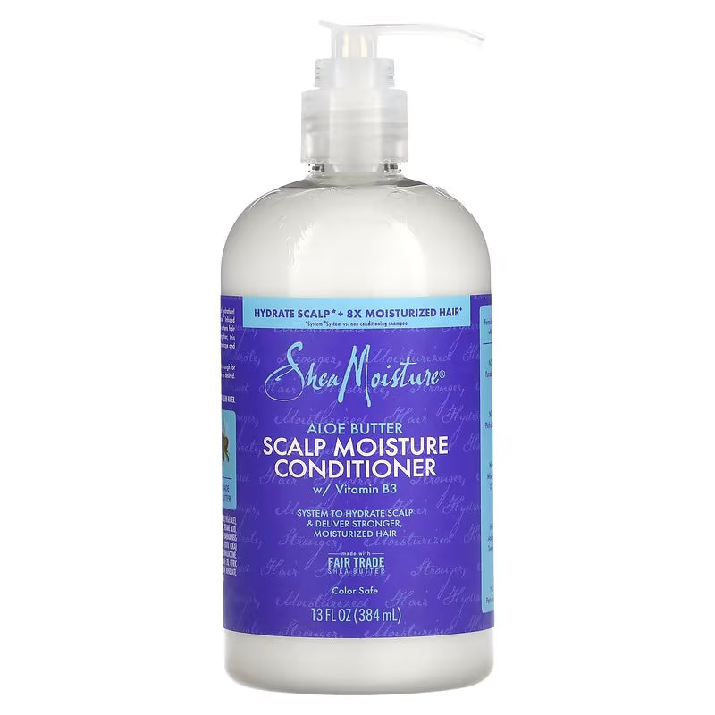 Shea Moisture Aloe Butter Scalp Moisture Conditioner 13 oz / 384 ml - For Dry Scalp & Hair Hydration