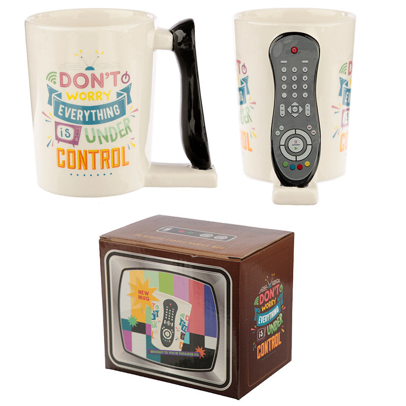 Ceramic Remote Control Shaped Handle Mug