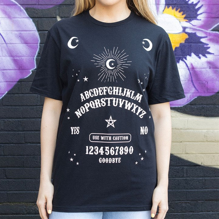 Black Talking Board Unisex T-shirt Size XL