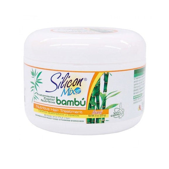 Silicon Mix Bamboo Extract Nutritive Hair Treatment: Deeply Nourishing & Strengthening Mask for Dry, Damaged, and Weak Hair - 225g/7.94 oz