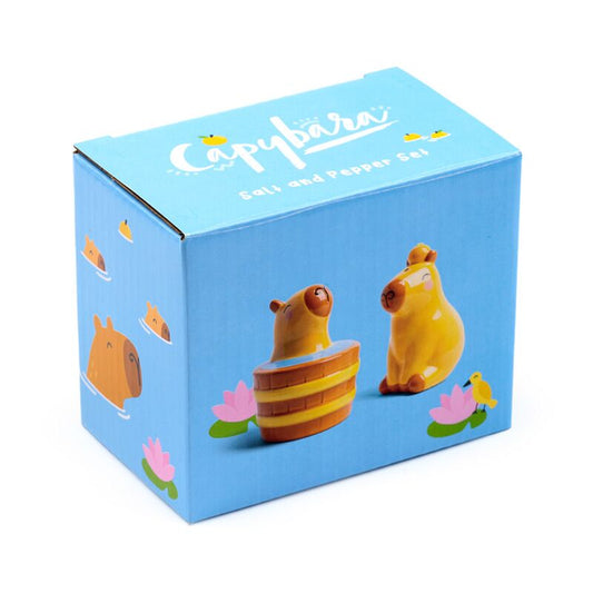 Capybara Ceramic Salt & Pepper Set