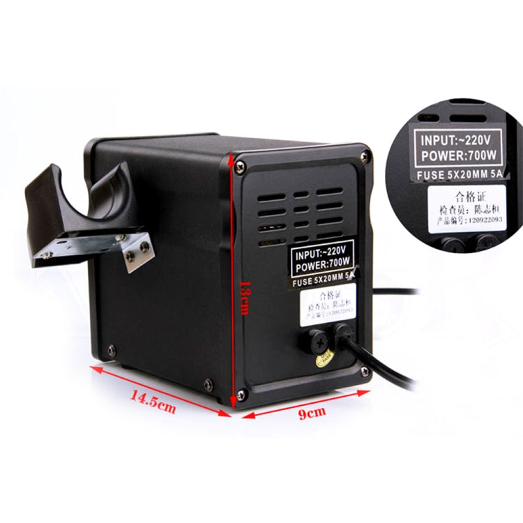 Kaisi 878D 2 In 1 LCD Digital Display Heat Gun Soldering Station 700W for BGA Rework Solder Station Hot Air Gun Welder Equipment, EU Plug