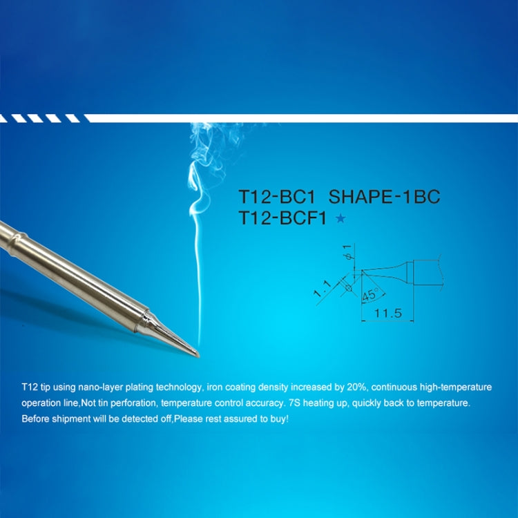 QUICKO T12-BCF1 Lead-free Soldering Iron Tip