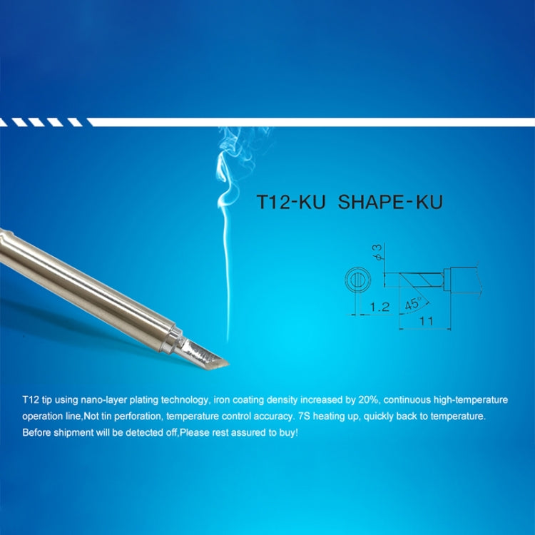 QUICKO T12-KU Lead-free Soldering Iron Tip