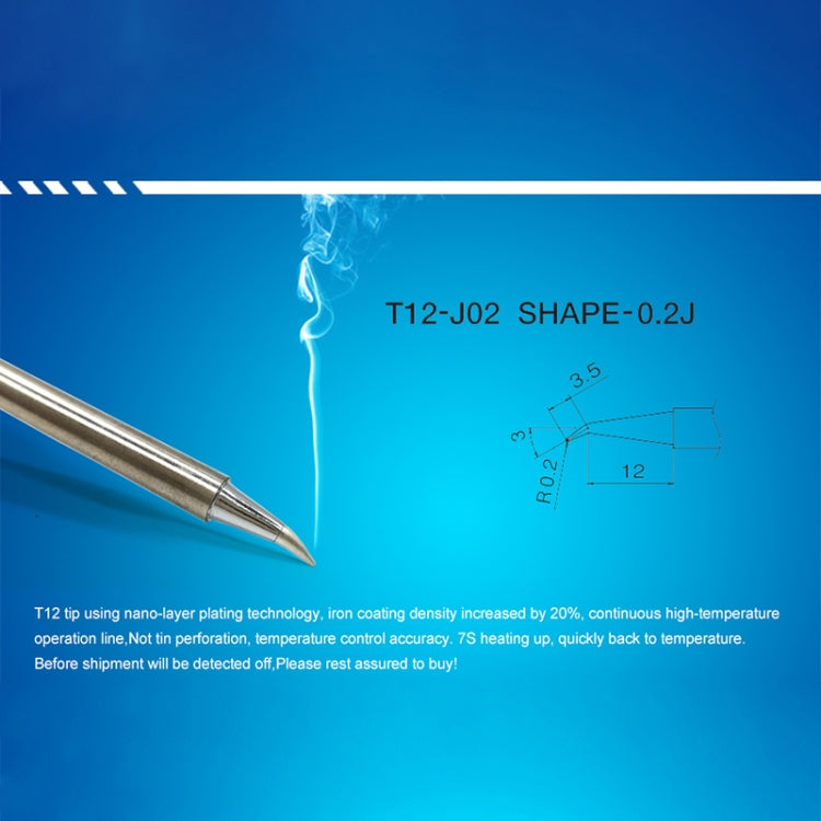QUICKO T12-J02 Lead-free Soldering Iron Tip