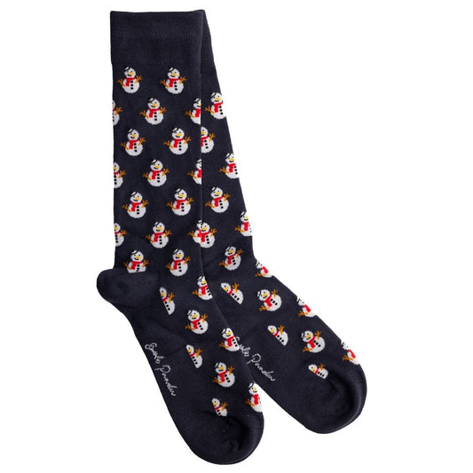 Snowman Bamboo Socks
